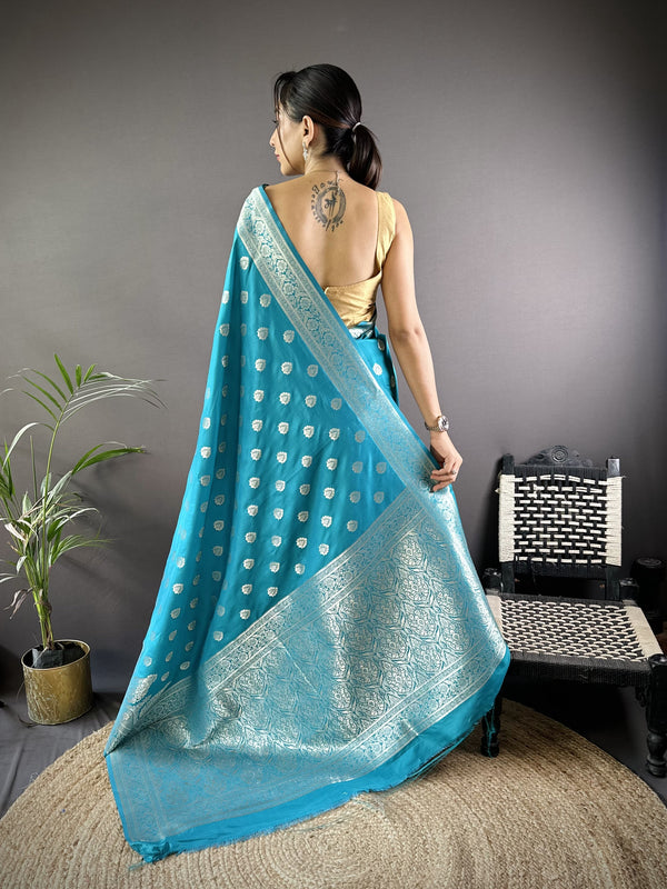 Vaishali Banarasi Lichi Silk Saree