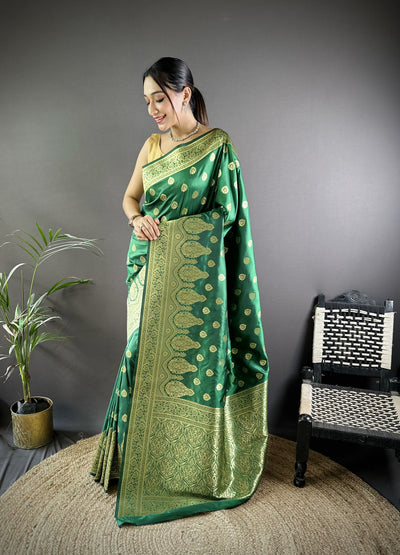 Vaishali Banarasi Lichi Silk Saree