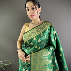 Vaishali Banarasi Lichi Silk Saree
