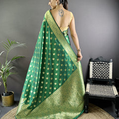 Vaishali Banarasi Lichi Silk Saree