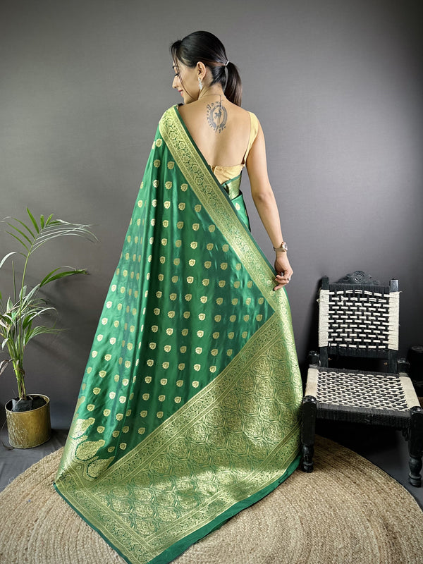 Vaishali Banarasi Lichi Silk Saree