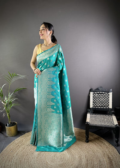 Vaishali Banarasi Lichi Silk Saree