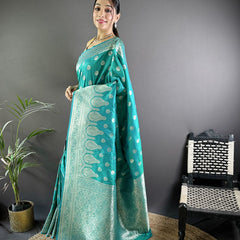 Vaishali Banarasi Lichi Silk Saree
