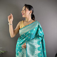 Vaishali Banarasi Lichi Silk Saree