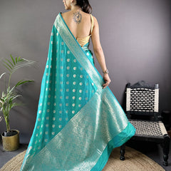 Vaishali Banarasi Lichi Silk Saree