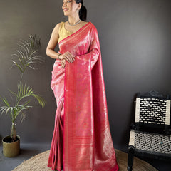 Vrundavan Dharmavaram Soft Silk Saree