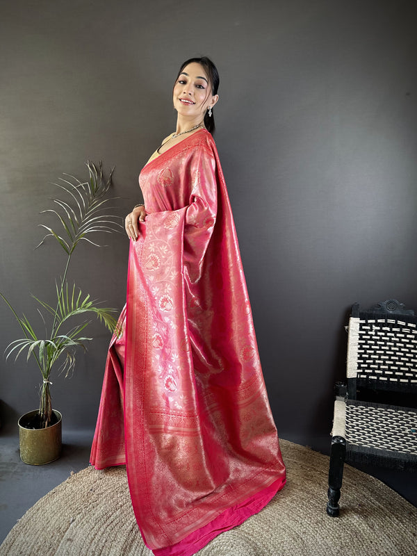 Vrundavan Dharmavaram Soft Silk Saree