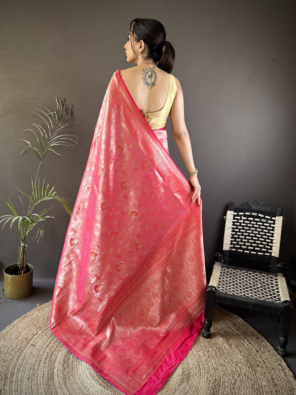 Vrundavan Dharmavaram Soft Silk Saree
