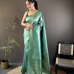 Vrundavan Dharmavaram Soft Silk Saree