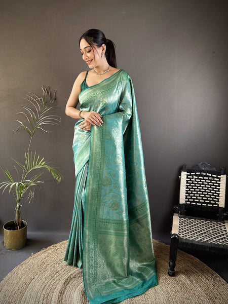 Vrundavan Dharmavaram Soft Silk Saree