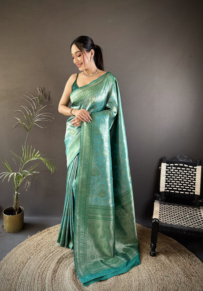 Vrundavan Dharmavaram Soft Silk Saree