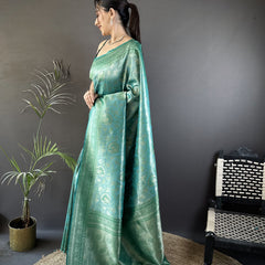 Vrundavan Dharmavaram Soft Silk Saree