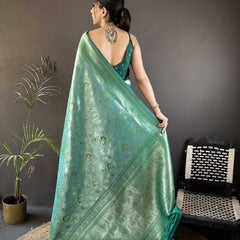Vrundavan Dharmavaram Soft Silk Saree