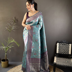 Vrundavan Dharmavaram Soft Silk Saree