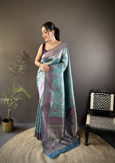 Vrundavan Dharmavaram Soft Silk Saree