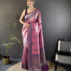 Vrundavan Dharmavaram Soft Silk Saree