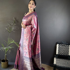 Vrundavan Dharmavaram Soft Silk Saree