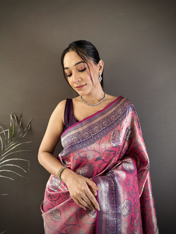 Vrundavan Dharmavaram Soft Silk Saree