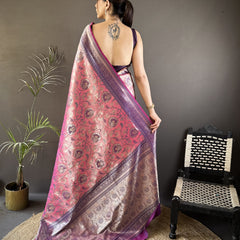 Vrundavan Dharmavaram Soft Silk Saree