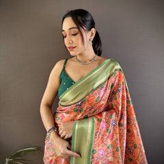 Banarasi Pure Lichi Silk Paithani Saree