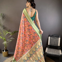 Banarasi Pure Lichi Silk Paithani Saree