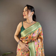 Banarasi Pure Lichi Silk Paithani Saree