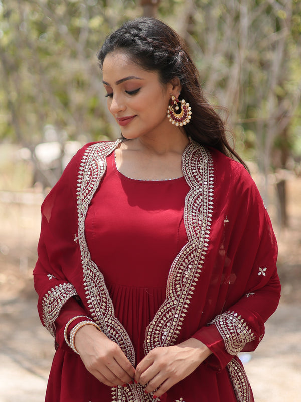 Designer Gown with Dupatta