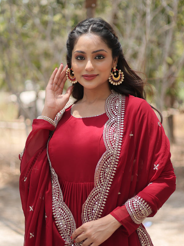 Designer Gown with Dupatta