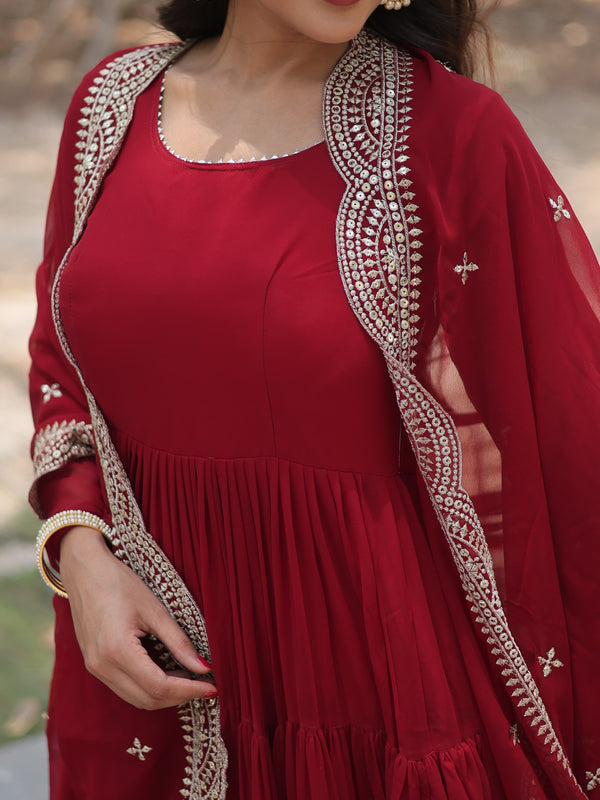 Designer Gown with Dupatta