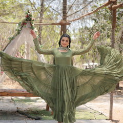 Designer Gown with Dupatta