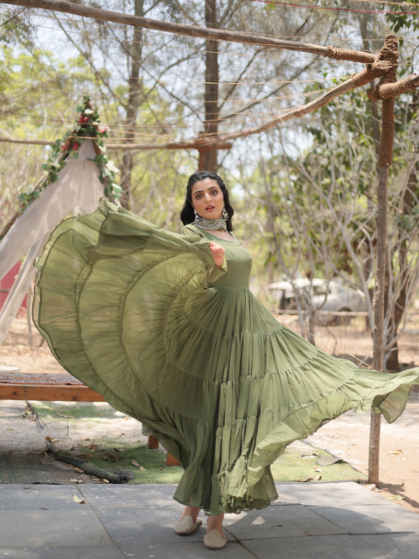 Designer Gown with Dupatta