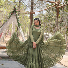 Designer Gown with Dupatta