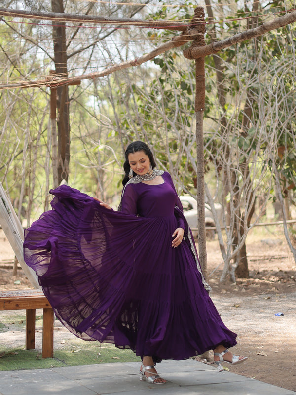 Designer Gown with Dupatta