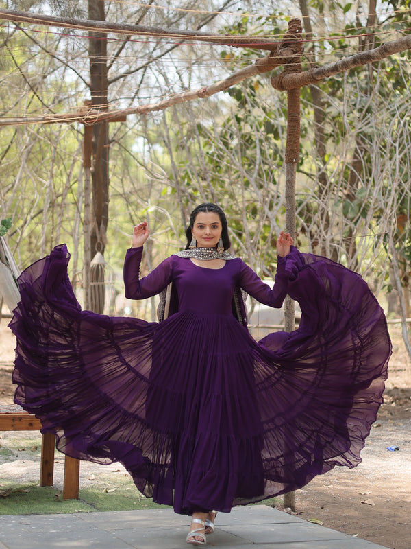 Designer Gown with Dupatta