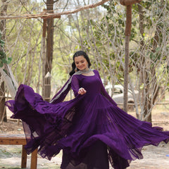 Designer Gown with Dupatta