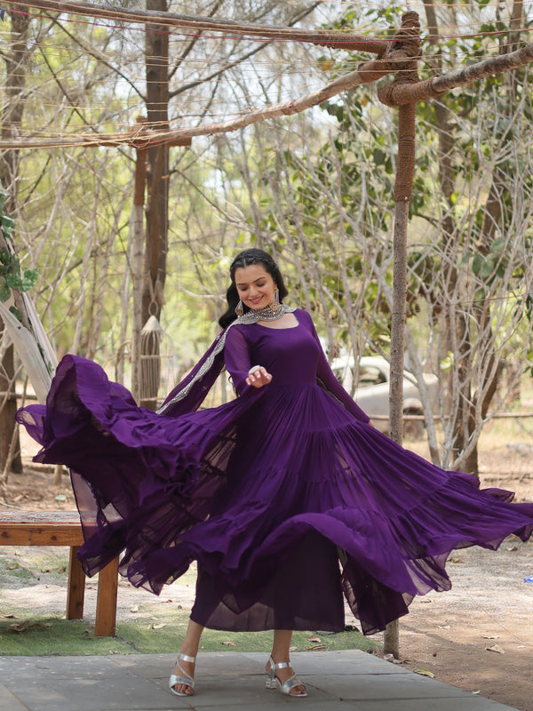 Designer Gown with Dupatta