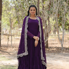 Designer Gown with Dupatta