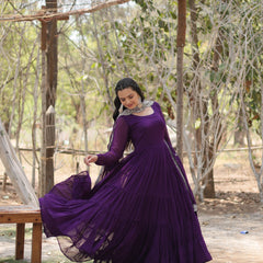 Designer Gown with Dupatta