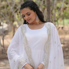 Designer Gown with Dupatta