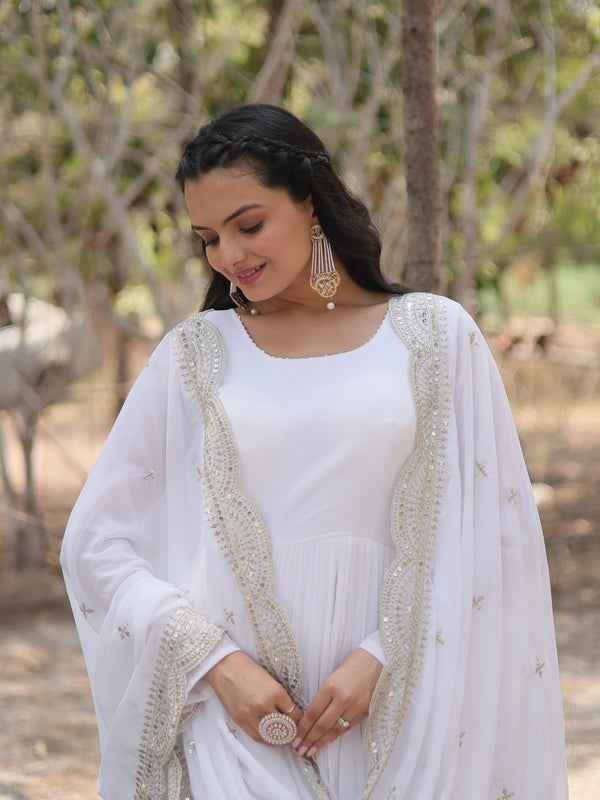 Designer Gown with Dupatta