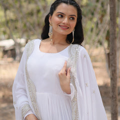 Designer Gown with Dupatta