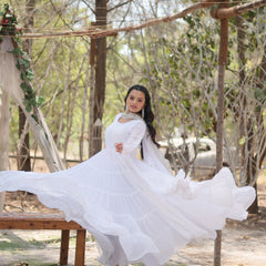 Designer Gown with Dupatta