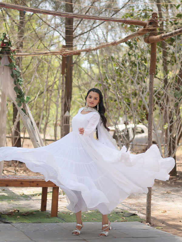Designer Gown with Dupatta