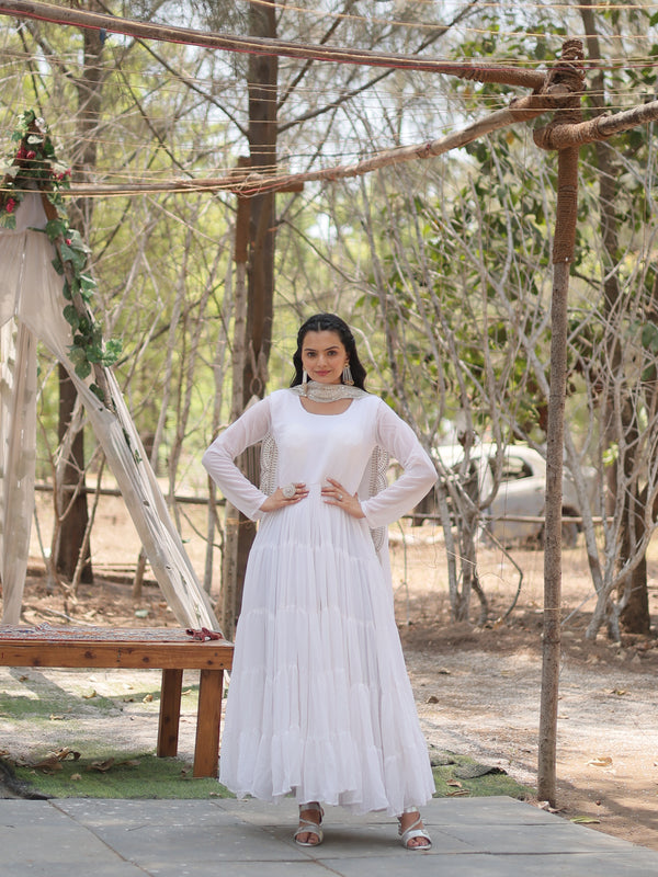 Designer Gown with Dupatta