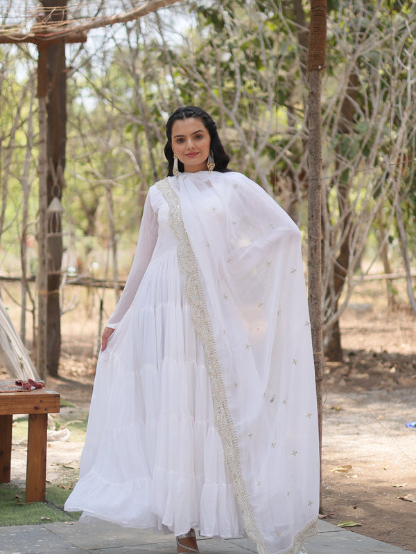 Designer Gown with Dupatta