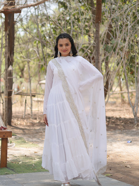 Designer Gown with Dupatta