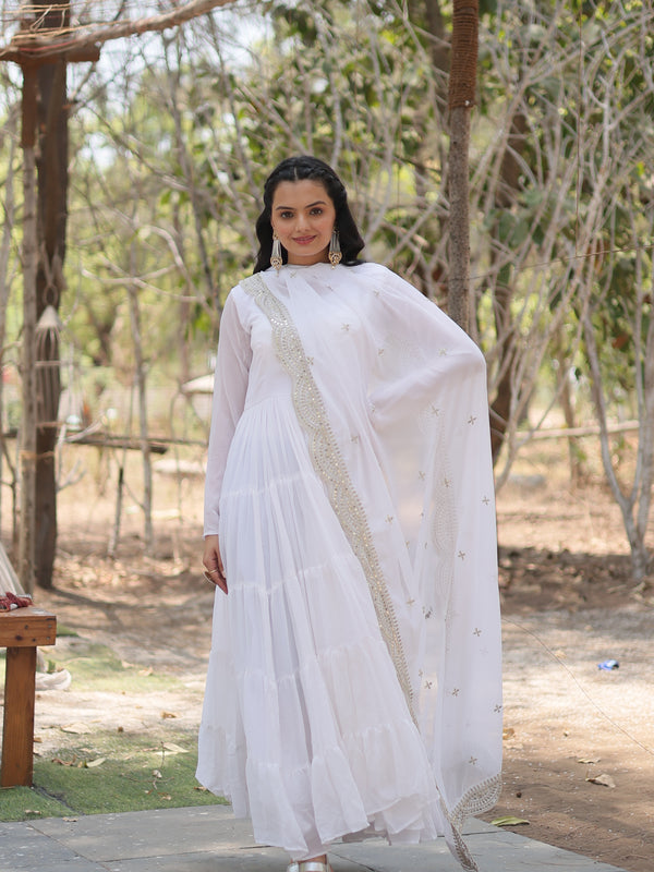 Designer Gown with Dupatta