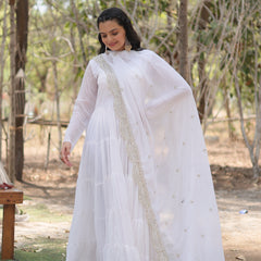 Designer Gown with Dupatta