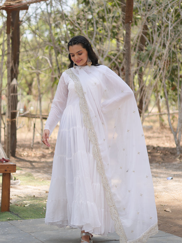 Designer Gown with Dupatta