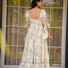 Women's Poly Rayon Printed Gown
